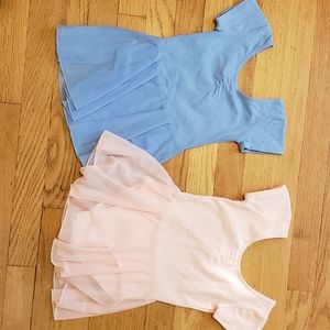 Girls ballet leotards set